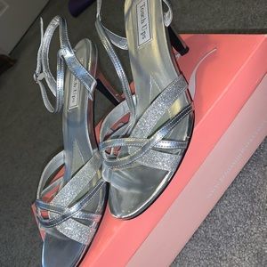 Touch Ups Silver Sandal Heels